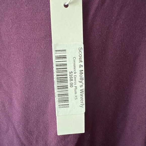 Lilla P Purple Sheath Dress with Puff Sleeve size XS NWT classic - Picture 3 of 4